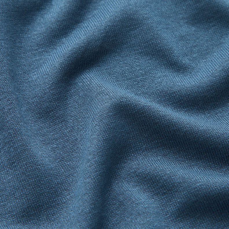 Jersey estivo in viscosa leggera – colore blu jeans,  image number 2