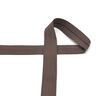 Nastro in sbieco jersey di cotone [20 mm] – marrone nerastro,  thumbnail number 2