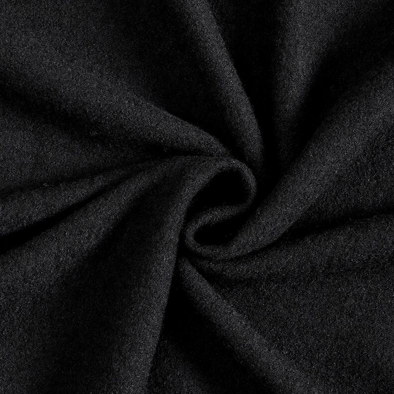 Tessuto leggero in maglia in misto viscosa e lana – nero,  image number 1