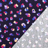 velluto a costine Macchie di leopardo colorate | Poppy Fabrics – blu marino,  thumbnail number 4
