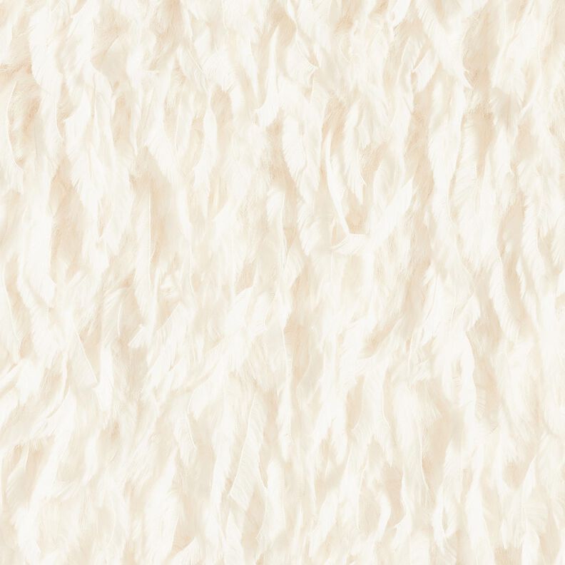 ecopelliccia piume, tinta unita | Katia Fabrics – bianco, image number 1