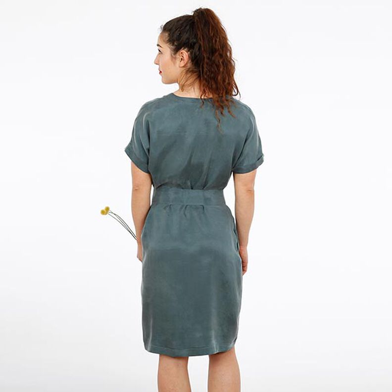 FRAU VIKKI - abito ampio con scollo a V e cintura, Studio Schnittreif | XS - XXL,  image number 3