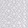 tessuto in cotone cretonne stelle giapponesi Asanoha – grigio,  thumbnail number 1