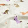 jersey di cotone Conigli e cuori | Poppy Fabrics – bianco lana,  thumbnail number 2