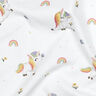 GOTS jersey di cotone Unicorni stampa digitale | by Poppy – bianco,  thumbnail number 2