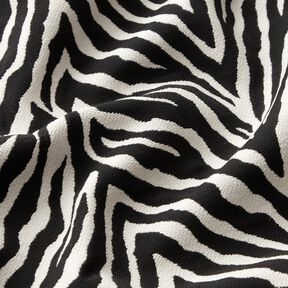 tessuto arredo Jacquard Zebra – avorio/nero, 