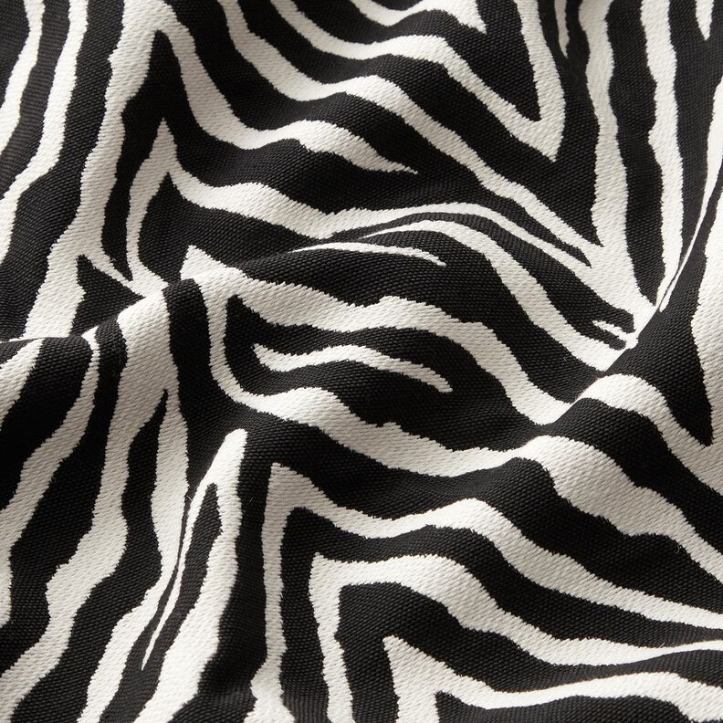 tessuto arredo Jacquard Zebra – avorio/nero,  image number 2