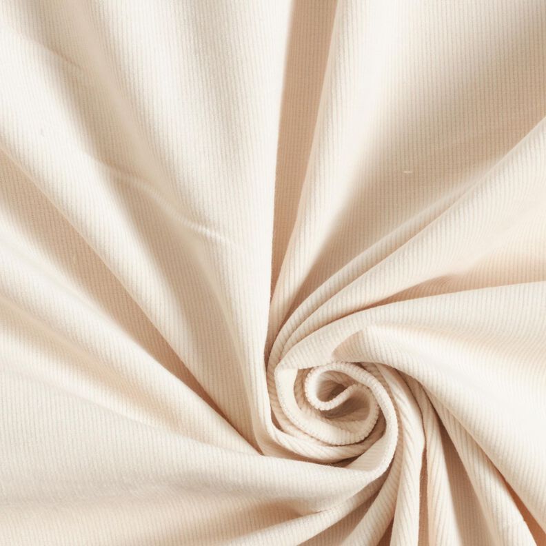 velluto a costine stretch – bianco lana,  image number 1