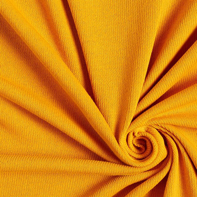 tessuto in maglia di cotone – giallo curry,  image number 1