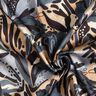 Mare di fiori in raso crepe – grigio ardesia/beige,  thumbnail number 3