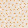 tessuto arredo mezzo panama Piccoli polli – naturale/giallo curry,  thumbnail number 1