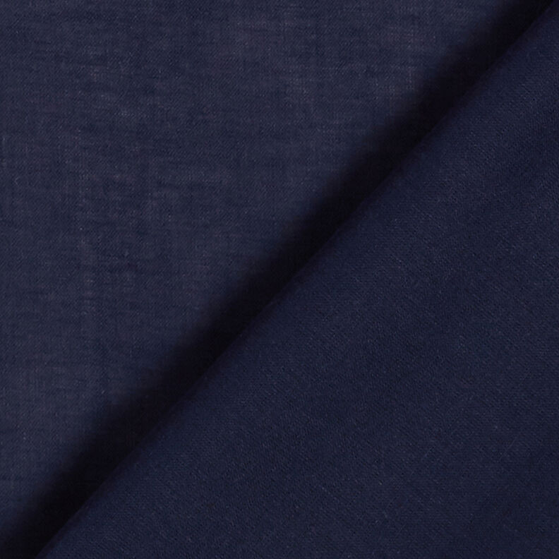 batista di cotone tinta unita – blu marino,  image number 3
