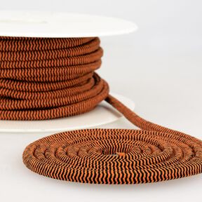 Outdoor Cordoncino elastico [Ø 5 mm] – arancione/nero, 