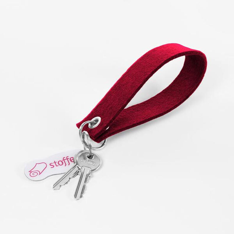 Feltro 90 cm / 3 mm di spessore – rosso Bordeaux, image number 5