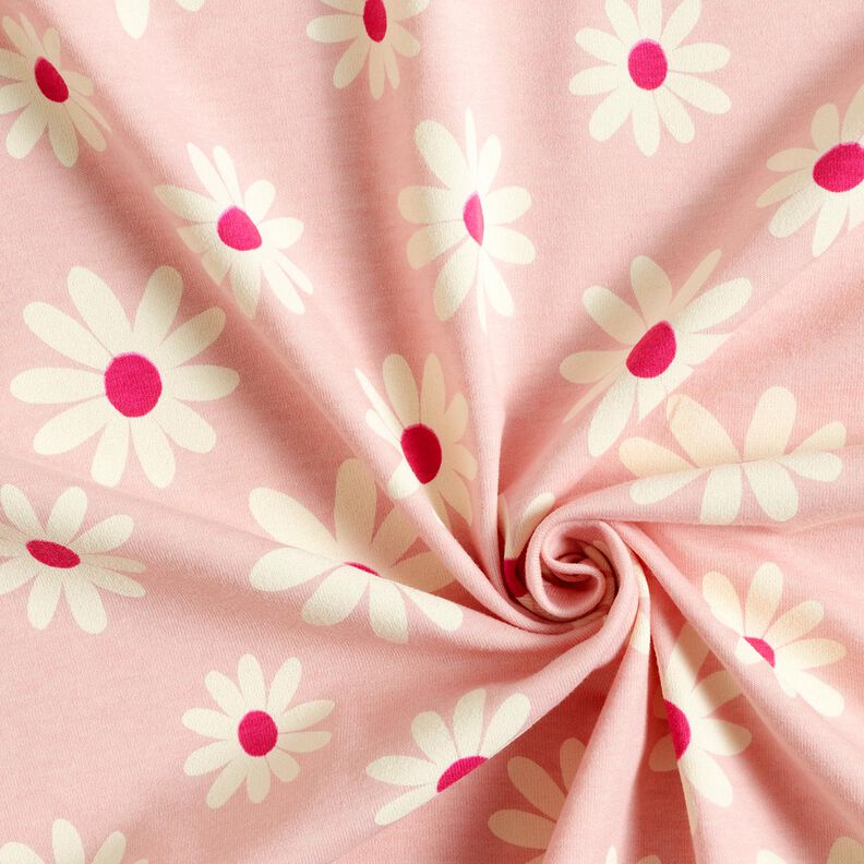Misto cotone jersey fiorellini – rosé, image number 3