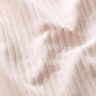 tessuto stretch jacquard, righe 3D | Fibre Mood – bianco lana, 
