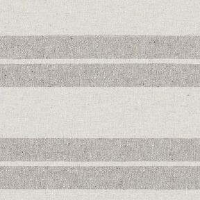 tessuto arredo canvas, mix di righe, riciclato – grigio, 