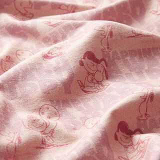 GOTS jersey di cotone Snoopy felice | Peanuts (TM) – rosa anticato, 