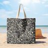tessuto arredo tessuti canvas Pois Leopardato – grigio elefante/nero,  thumbnail number 8