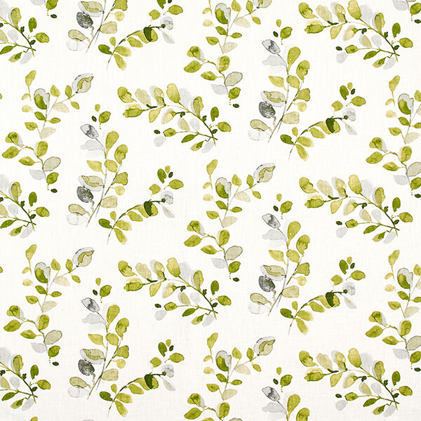 lino arredo tralci e foglie – verde,  image number 1