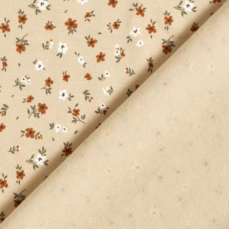 jersey di cotone millefiori &ndash; sabbia,  image number 4