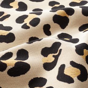 tessuto arredo gobelin leopardo – beige chiaro/nero, 