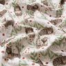 tessuto in cotone cretonne Gatti in un prato fiorito – grigio argento,  thumbnail number 2