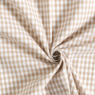tessuto in cotone Vichy - 0,5 cm – marrone chiaro, 