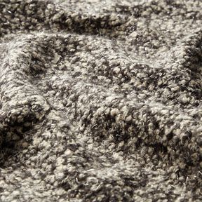 maglia bouclé Melange di fili glitterati – anacardo/nero, 