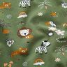 GOTS jersey di cotone Simpatici animali della giungla – pino,  thumbnail number 2