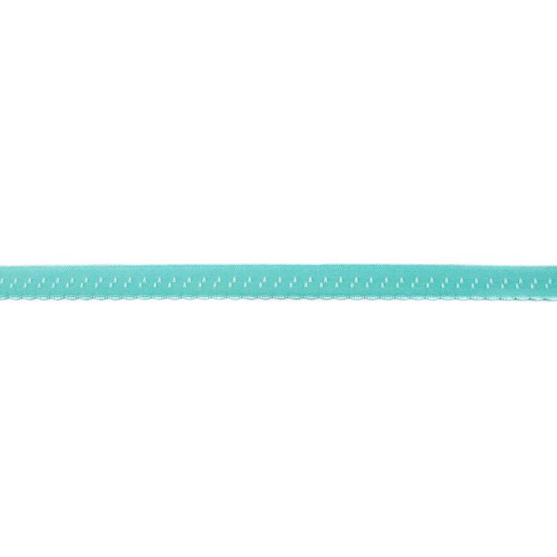 Fettuccia elastica pizzo [12 mm] – azzurro,  image number 1