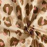 popeline di cotone Motivo leopardato – mandorla/rosa anticato,  thumbnail number 3