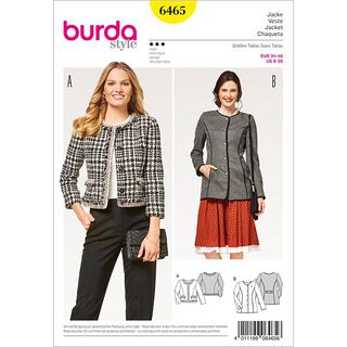 giacca / blazer, Burda 6465 | 34 - 46, 