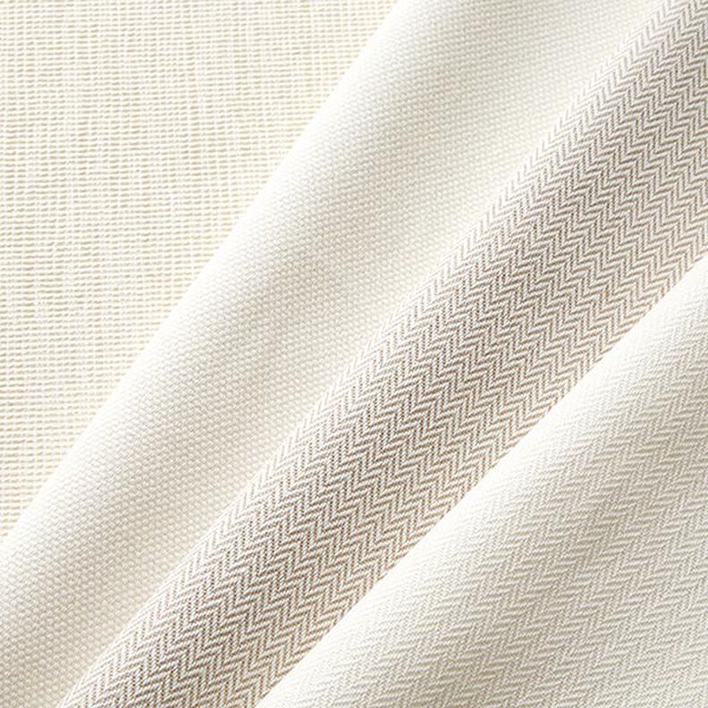 tessuto arredo Jacquard Coste sottili – crema,  image number 4