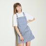 Camicia in tessuto di cotone a quadri – bianco/blu,  thumbnail number 5