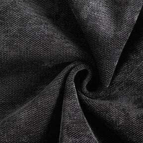 Tessuto per tende termiche ciniglia – nero, 