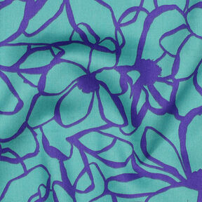 satin di cotone Magnolia | Nerida Hansen – azzurro/indaco, 