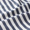 tessuto in cotone cretonne Strisce marittime – nero-azzurro/tortora chiaro,  thumbnail number 2