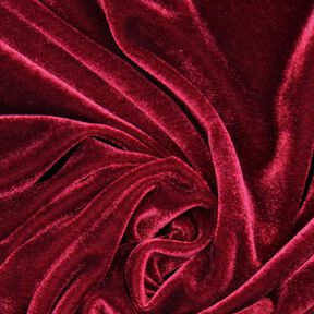 velluto stretch – rosso Bordeaux, 