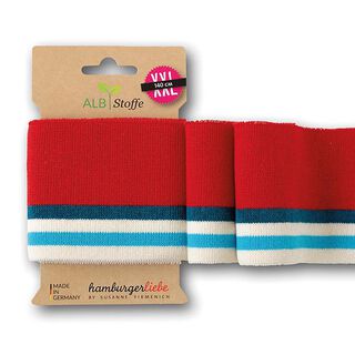 GOTS tessuto in maglia bio per bordi e polsini CUFF ME COLLEGE [140 cm | 7,5 cm] | Albstoffe, 