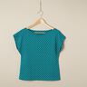 jersey laminato squame di sirena – nero/turchese,  thumbnail number 5