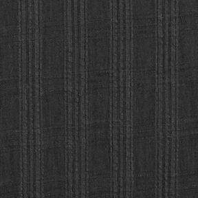 Tessuto Seersucker di misto cotone-viscosa – nero, 
