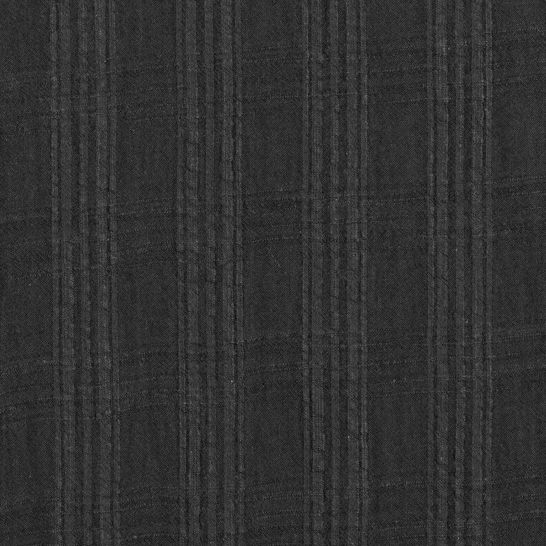 Tessuto Seersucker di misto cotone-viscosa – nero,  image number 1