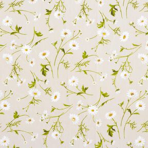 cotone rivestito Margheritine – naturale/bianco, 