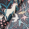 popeline di cotone Unicorno nella foresta delle fiabe – nero,  thumbnail number 5