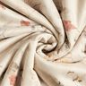 Velluto elasticizzato con rovescio in Sherpa e delicati fiori | Katia Fabrics – naturale,  thumbnail number 4