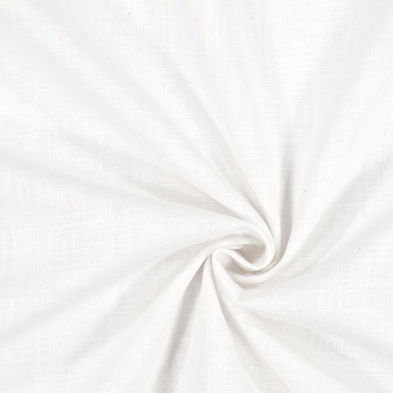 Tessuto di lino misto Ramie medio – bianco,  image number 1