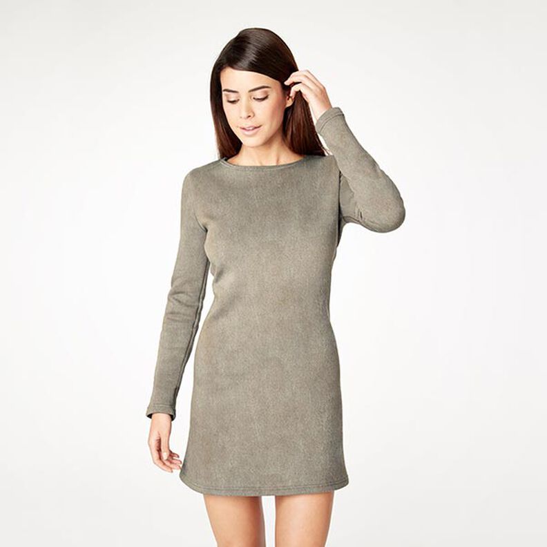 Velluto stretch vellutino nicki – beige chiaro,  image number 4