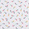 fine batista di cotone Fiorellini ricamati | Poppy Fabrics – bianco/arancio neon,  thumbnail number 1