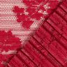Pizzo plissettato con fiori – rosso carminio,  thumbnail number 6